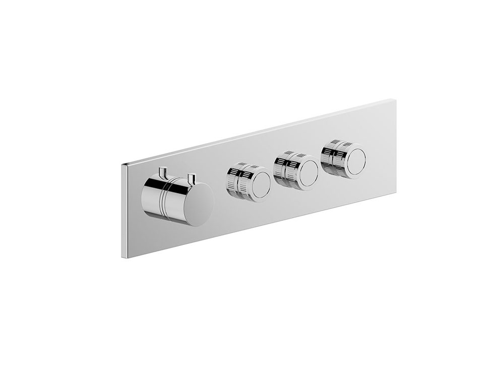 Miscelatore doccia a 3 vie incasso aperture contemporanee