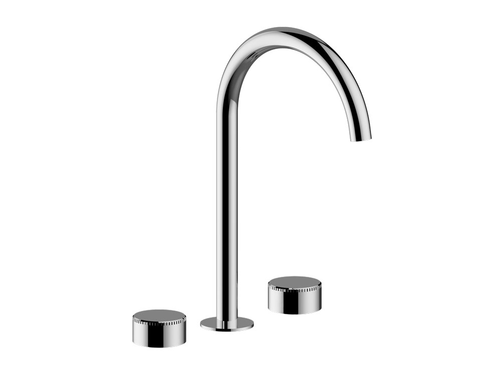 Miscelatore lavabo alto 3 fori