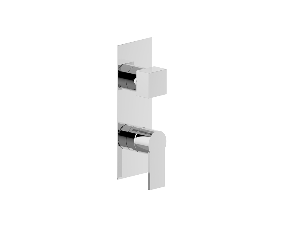 Miscelatore doccia a 3 vie incasso monocomando