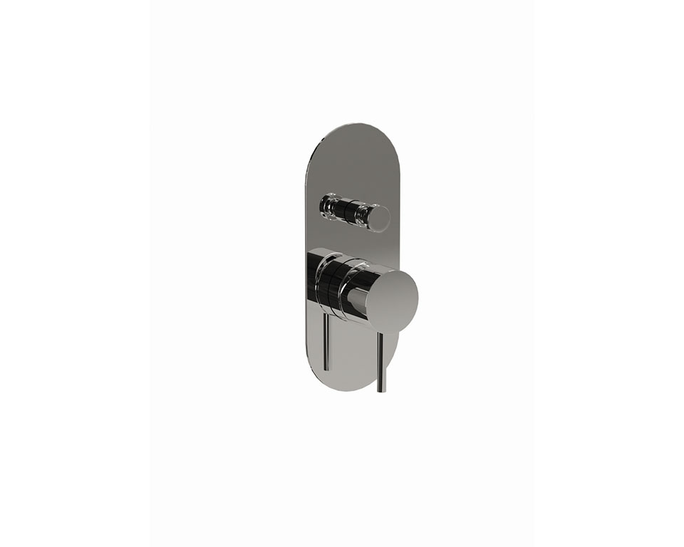 Miscelatore doccia a 2 vie incasso monocomando