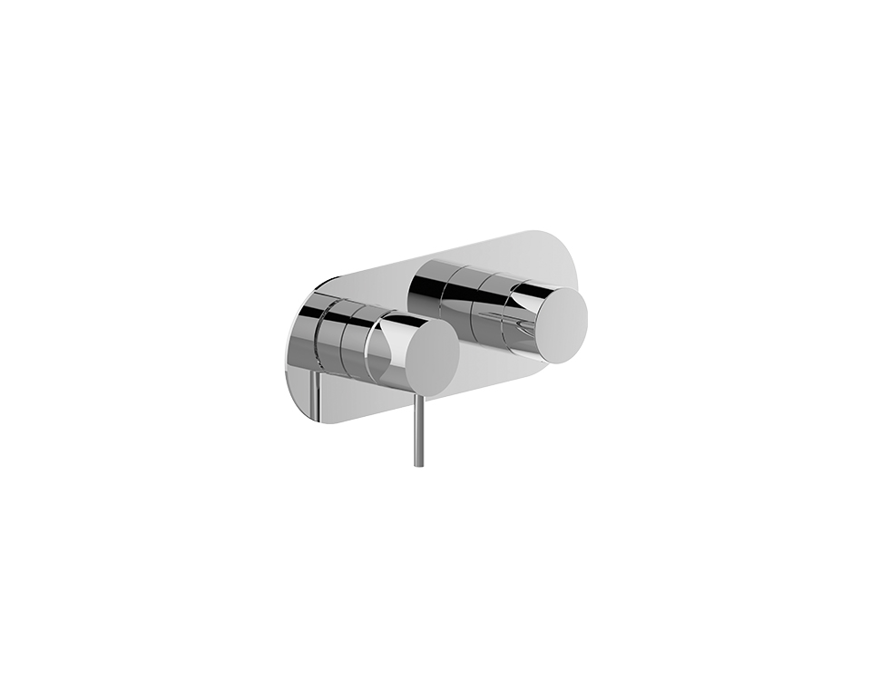 Miscelatore doccia a 3 vie incasso monocomando