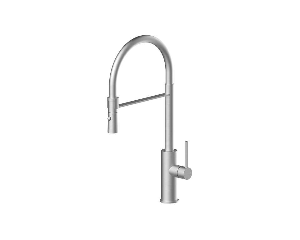 Miscelatore cucina con canna girevole