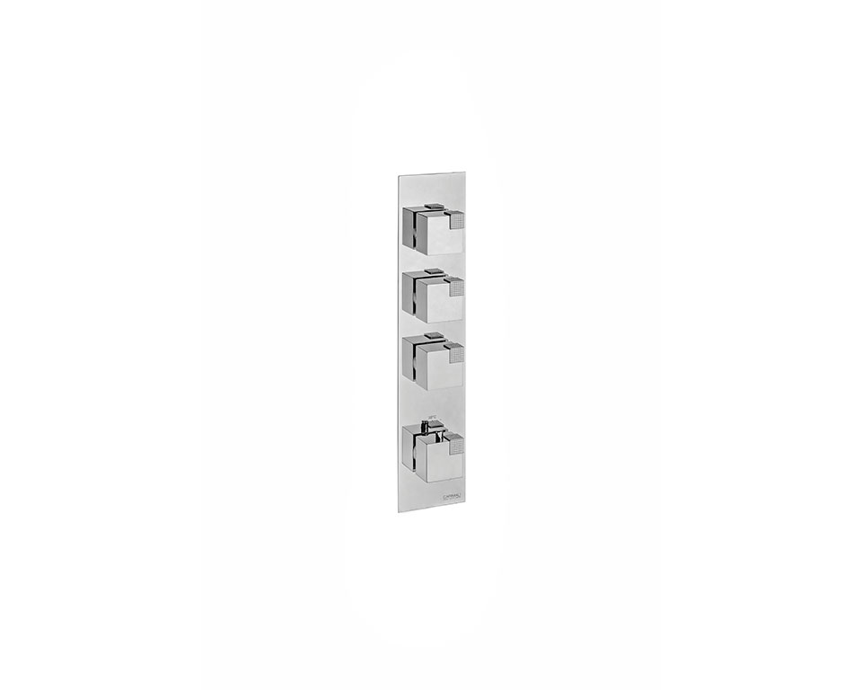 Miscelatore doccia a 3 vie incasso aperture contemporanee