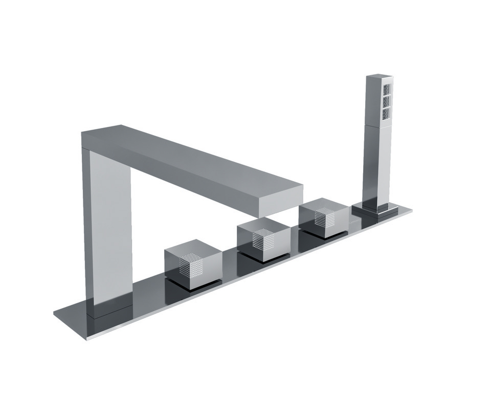 Miscelatore bordo vasca 5 fori