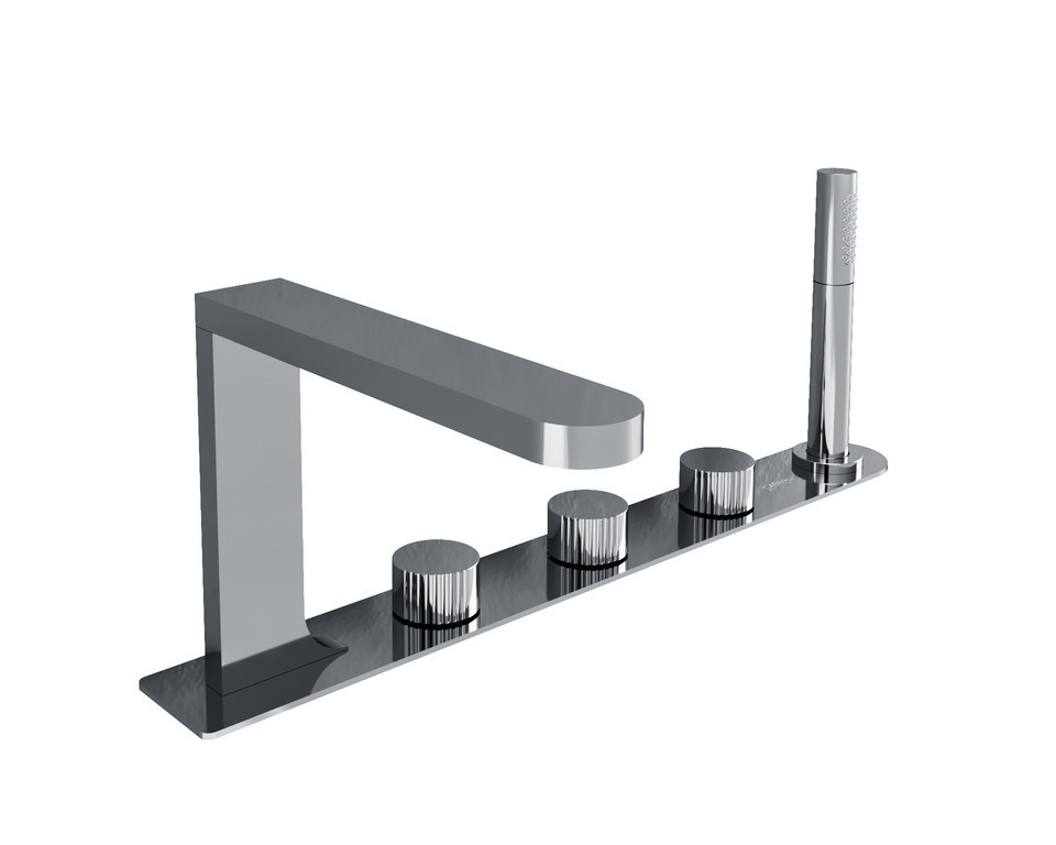 Miscelatore bordo vasca 5 fori