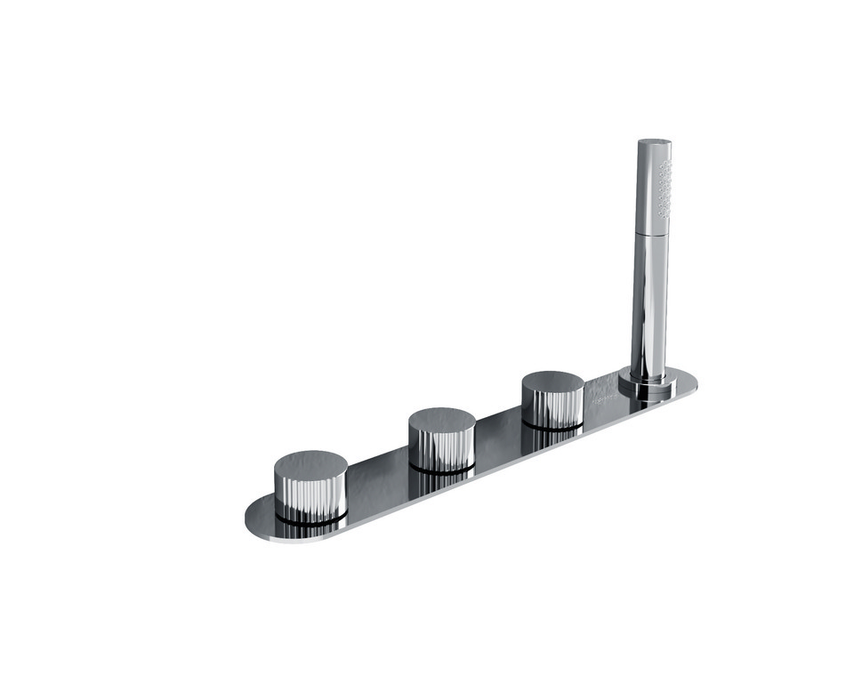 Miscelatore bordo vasca 4 fori