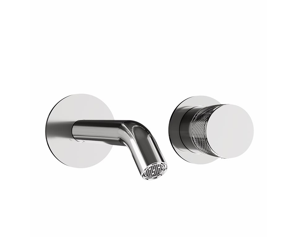 Miscelatore lavabo a parete