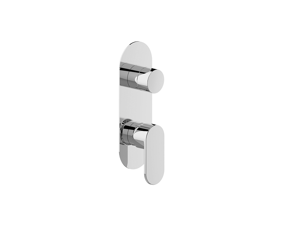 Miscelatore doccia a 2 vie incasso monocomando