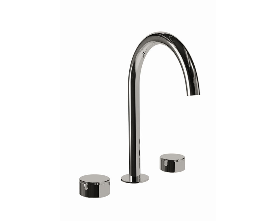 Miscelatore lavabo alto 3 fori