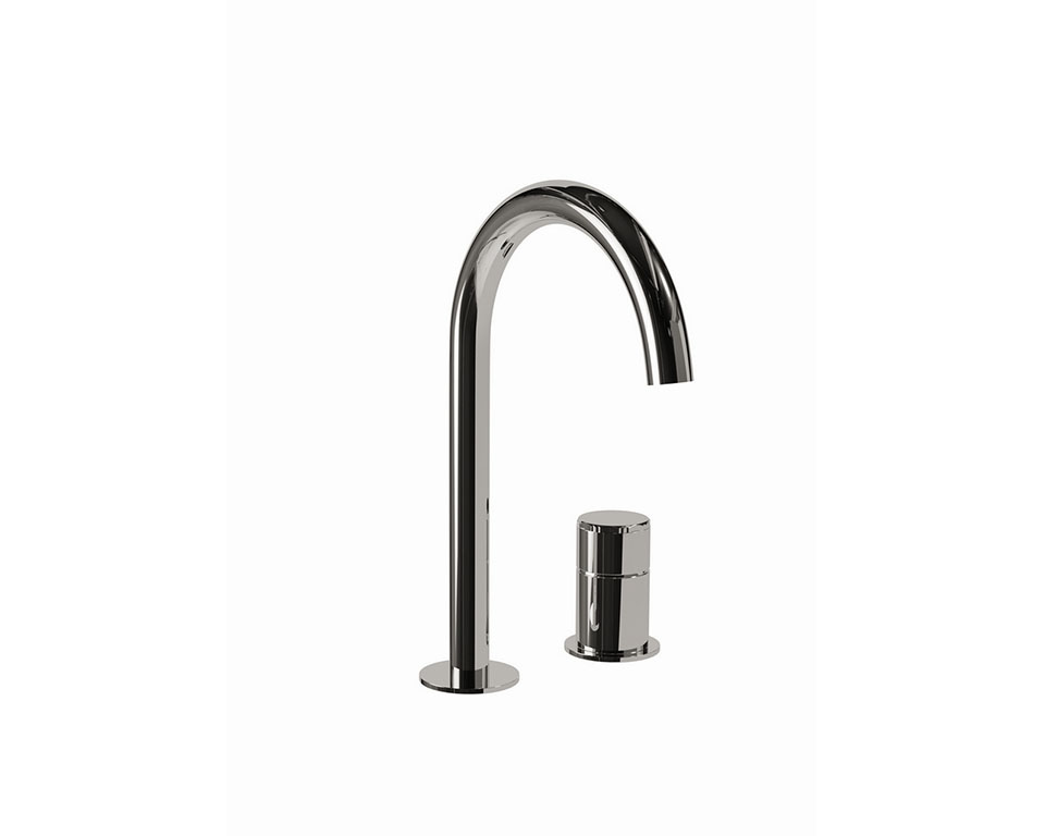 Miscelatore lavabo alto 2 fori