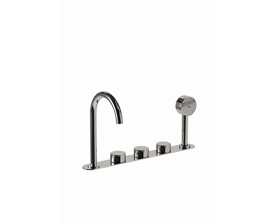 Miscelatore bordo vasca 5 fori