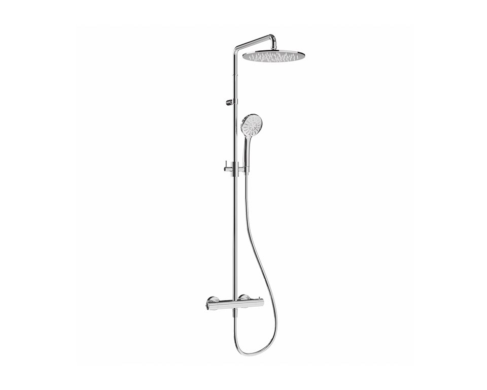 Colonna doccia fissa termostatica Ottomillimetri &Oslash;250