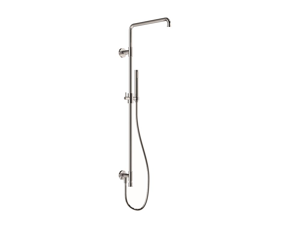 Colonna doccia con presa acqua alta 800 mm