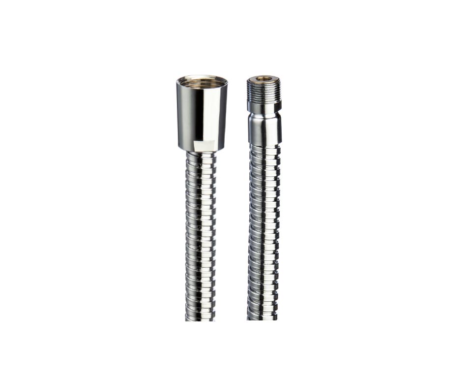 Flessibile doppia aggraffatura in acciaio inox 120cm