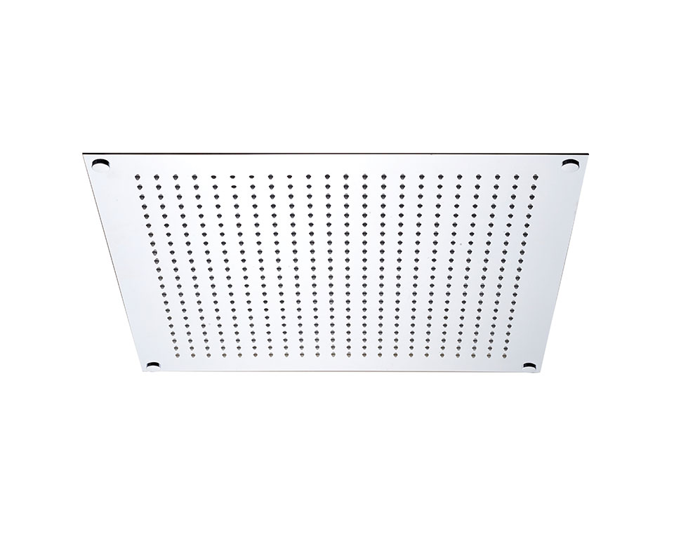 Quadro soffione a incasso monofunzione 410x410