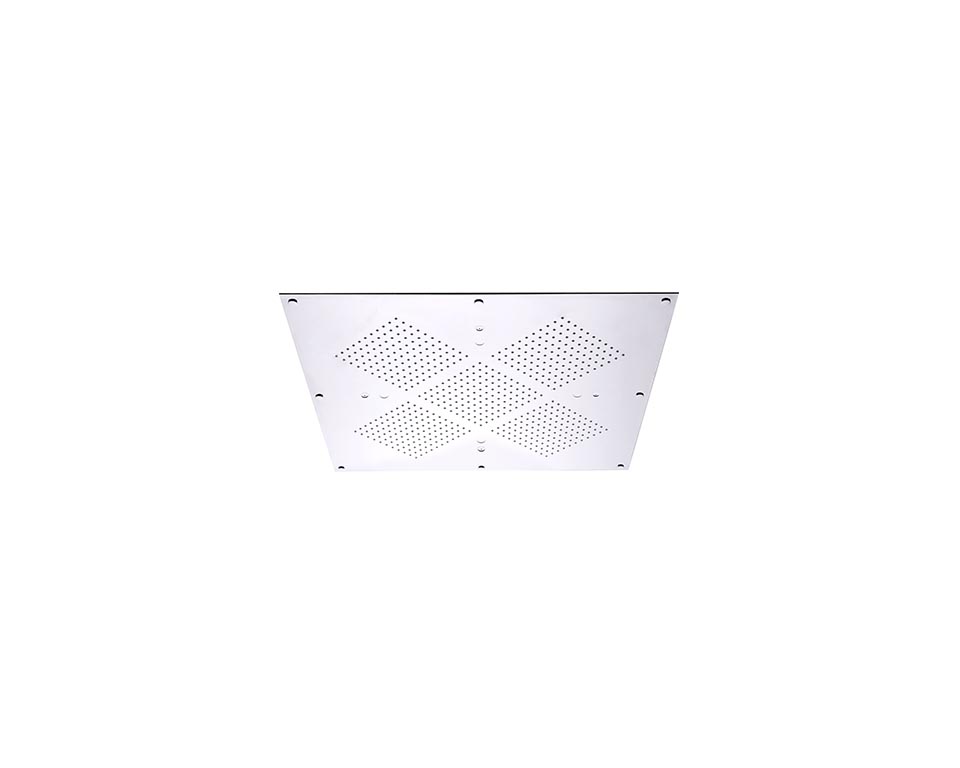 Quadro soffione a incasso multifunzione 610x610