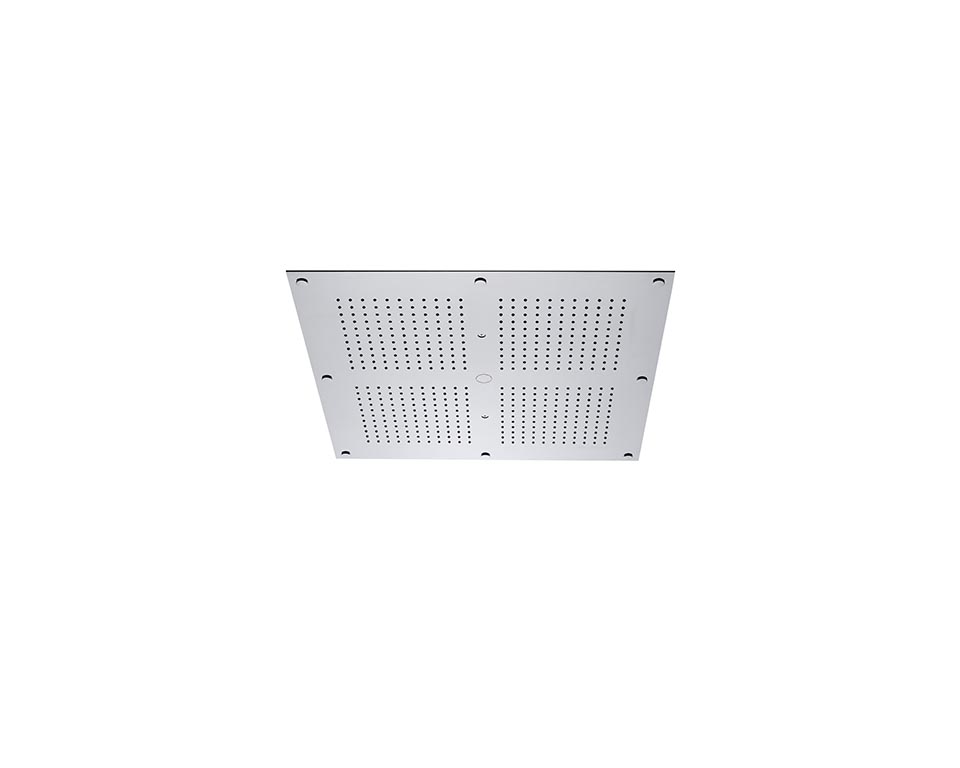 Quadro soffione a incasso multifunzione 490x490