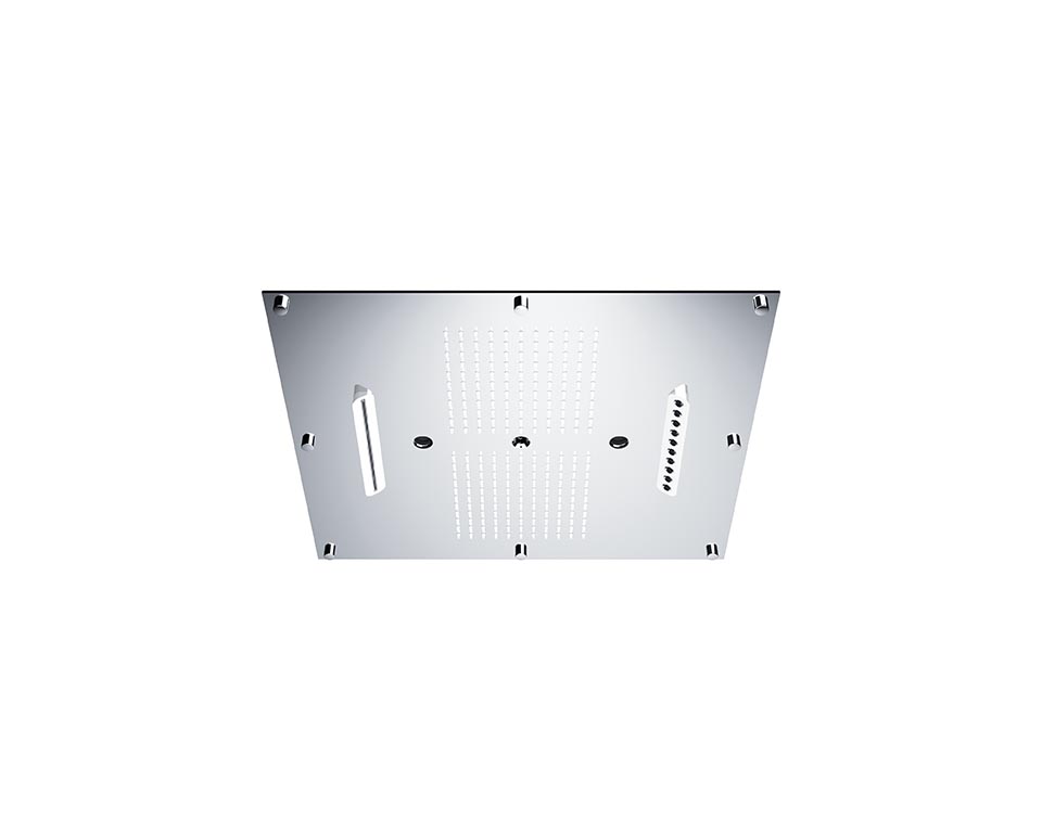 Quadro soffione a incasso multifunzione 550x500