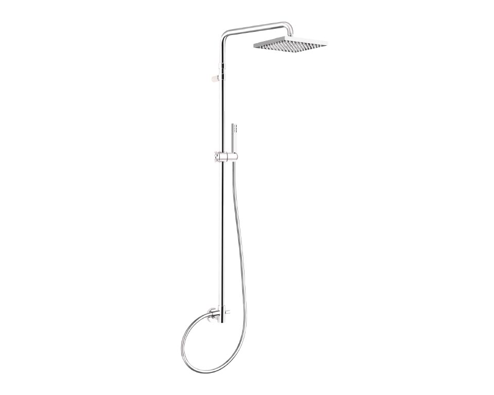 Colonna doccia singola fissa collegamento esterno 200x200