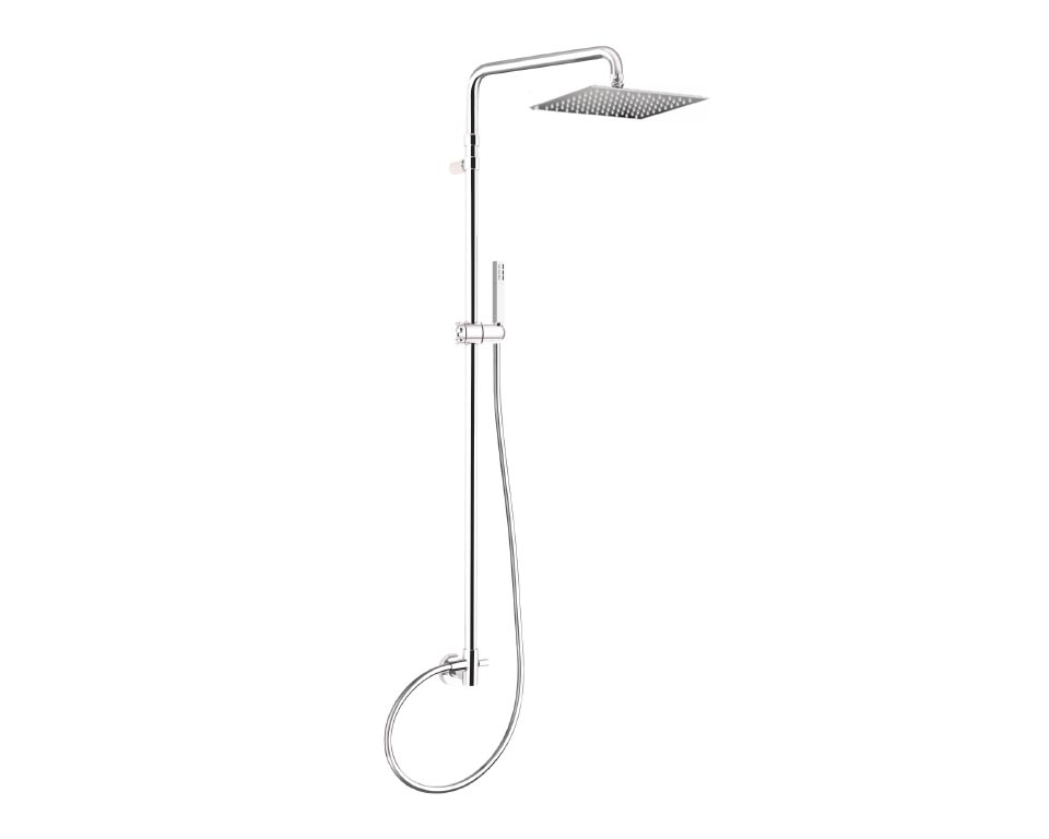 Colonna doccia singola fissa collegamento esterno 200x200