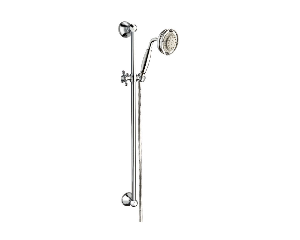 Saliscendi H90 con doccia Colonial 5 getti