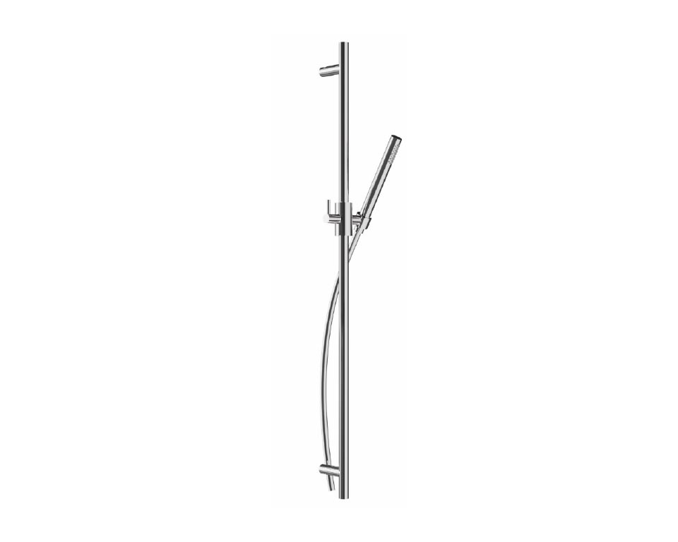 Saliscendi Stick H90 con curva e doccia ABS