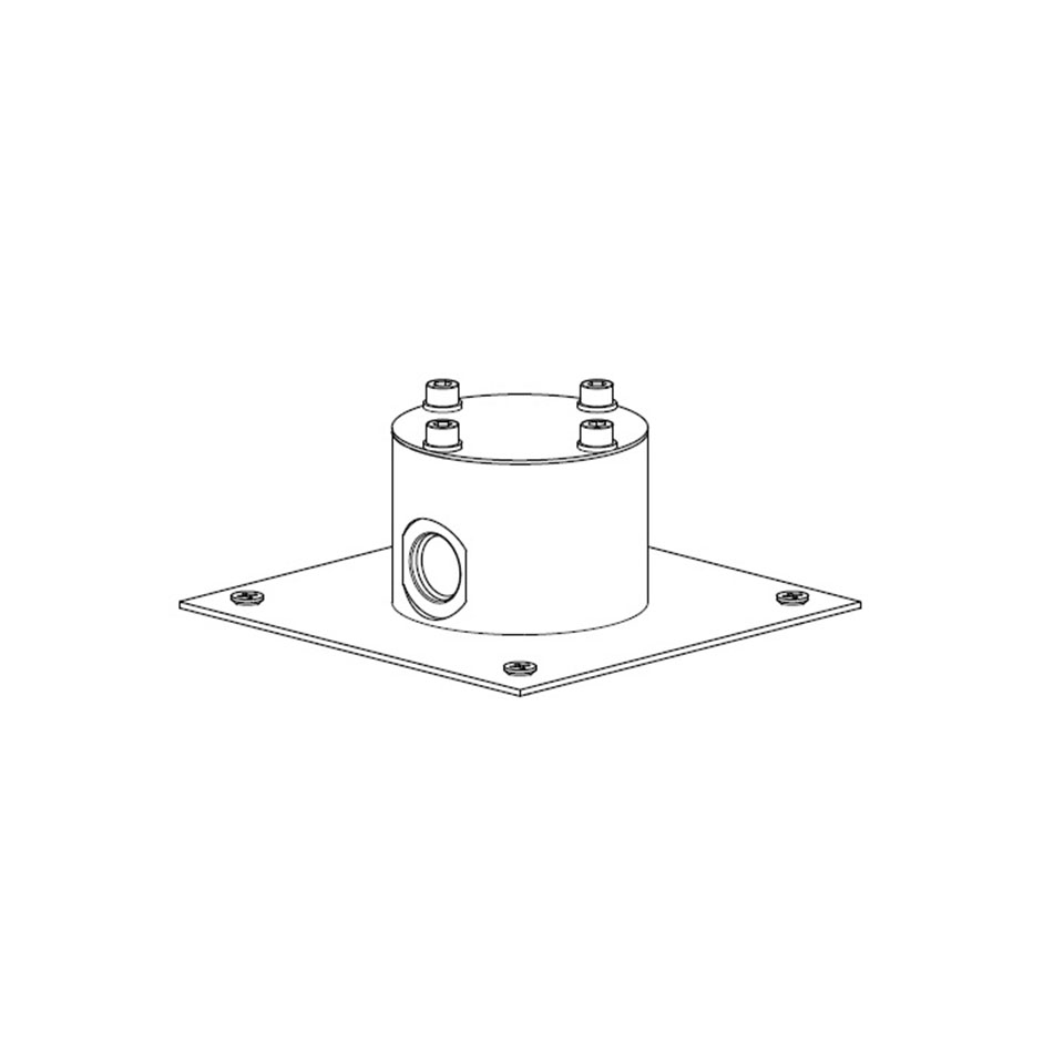 Gruppo incasso per colonna vasca freestanding